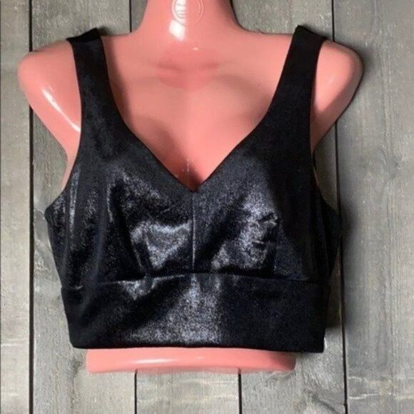 ASTR midriff bralette top black size medium - Picture 1 of 3